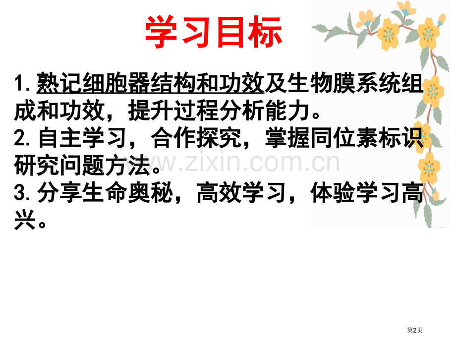 人教版高一生物必修一细胞器系统内的分工合作共张省公共课一等奖全国赛课获奖课件.pptx_第2页