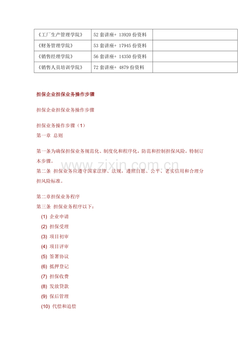 试谈担保公司担保业务操作流程样本.doc_第3页