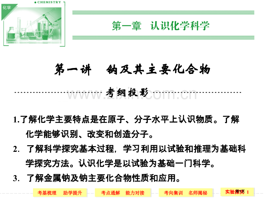 高考化学一轮复习第一讲钠及其重要化合物省公共课一等奖全国赛课获奖课件.pptx_第1页