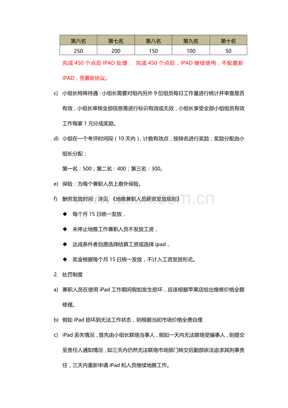 地推兼职人员工作综合流程及薪酬核心制度.docx_第3页