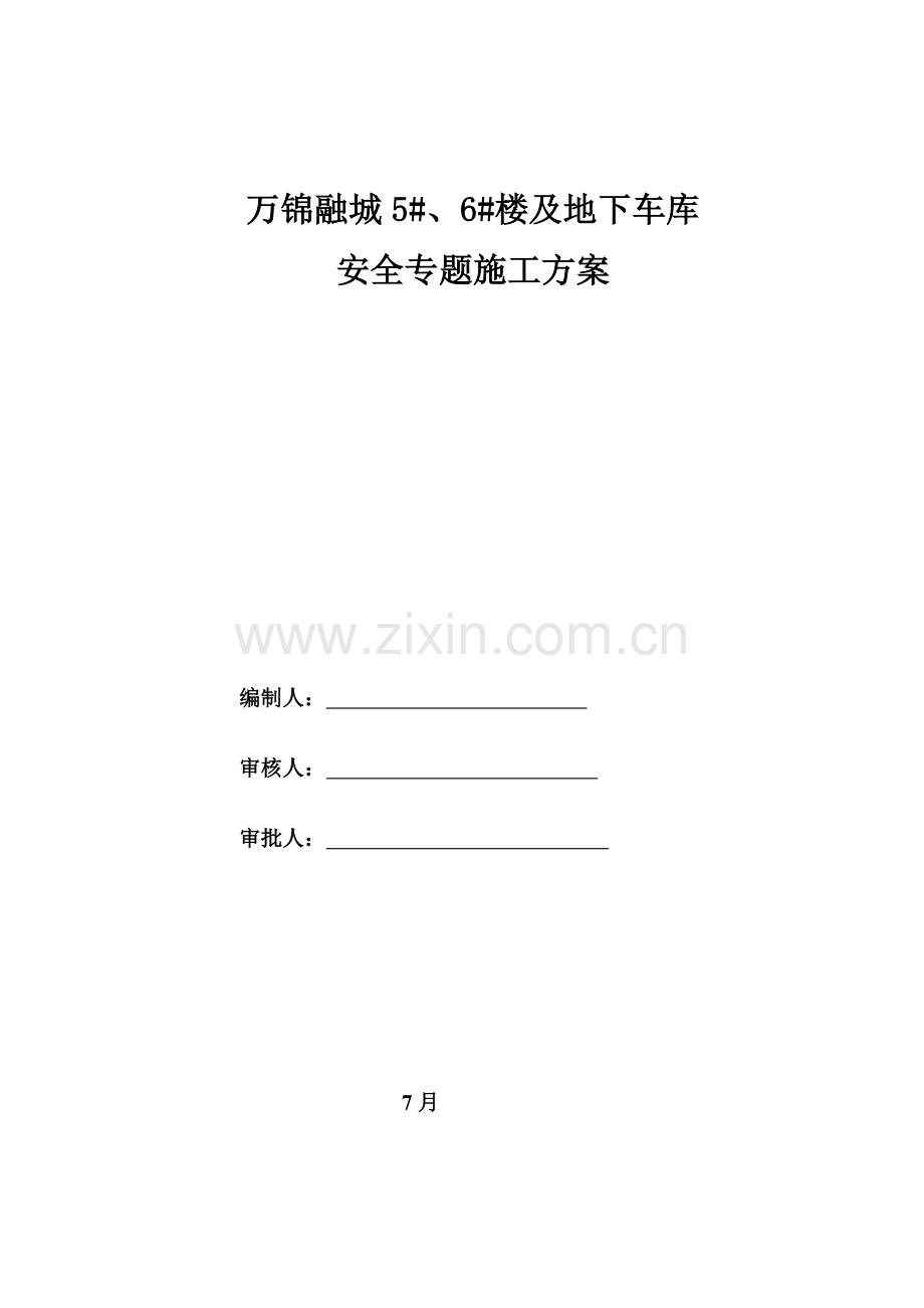 安全防护专项综合标准施工专业方案.doc_第1页