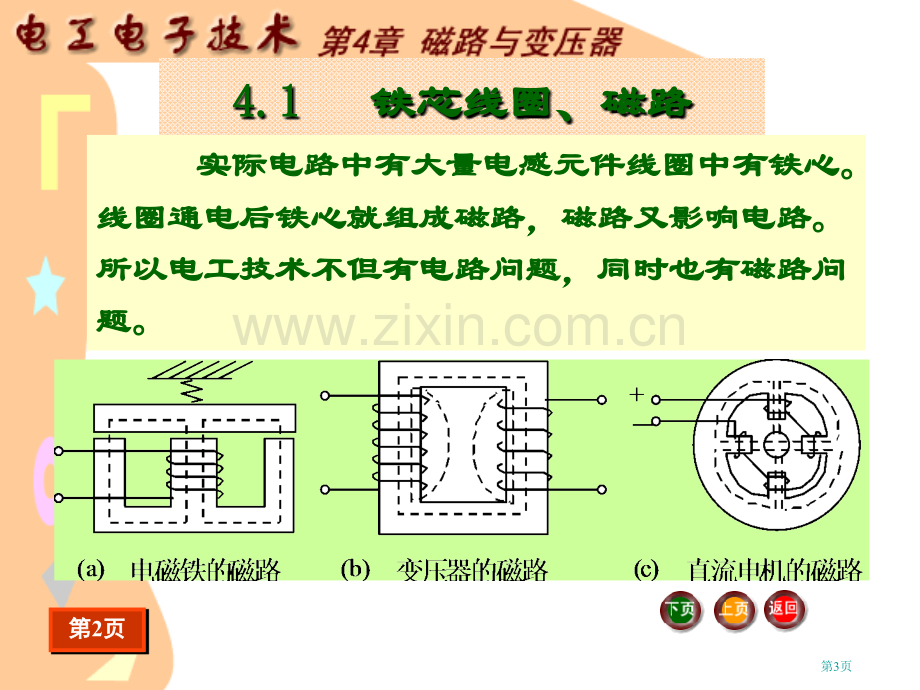 j电工电子技术基础电子教案电工电子技术磁路和变压器省公共课一等奖全国赛课获奖课件.pptx_第3页