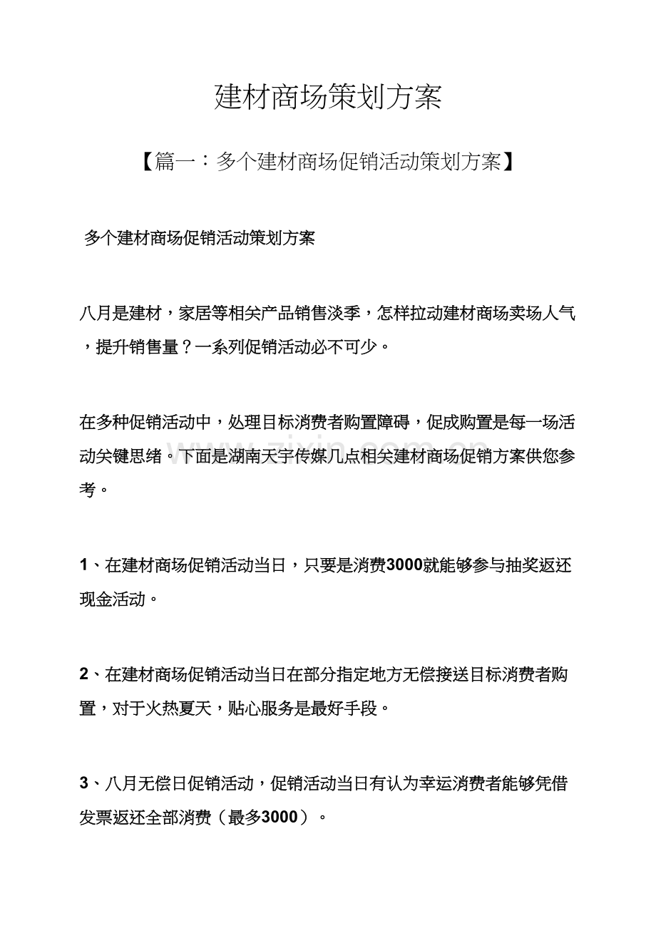 建材商场专业策划专项方案.docx_第1页