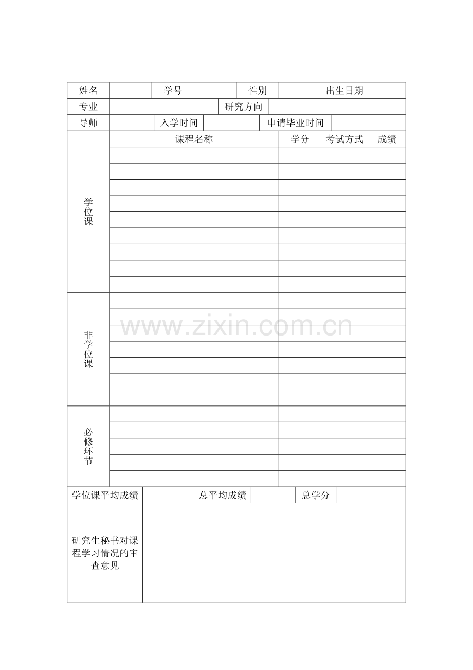 研究生提前毕业申请表.doc_第2页