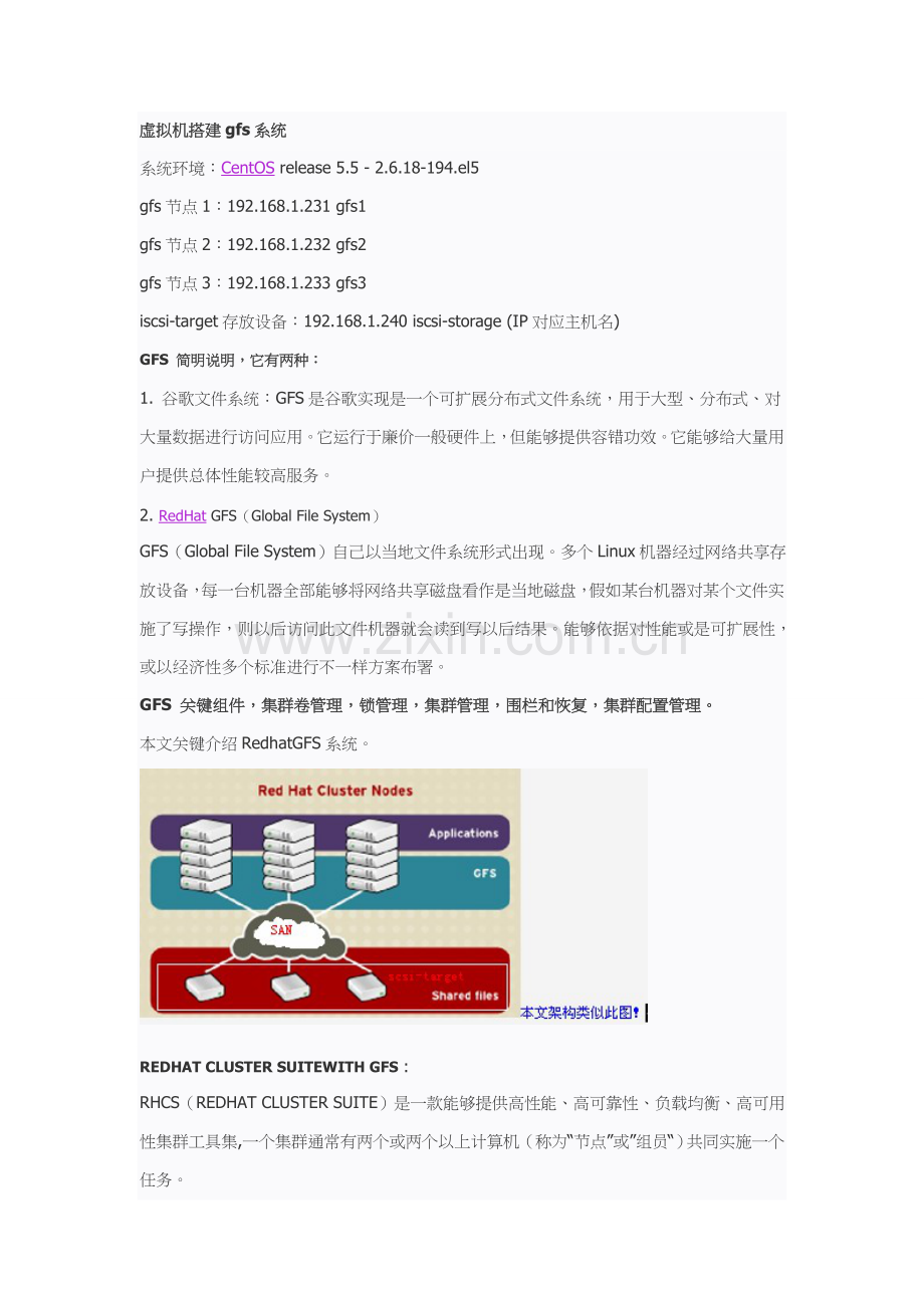 iSCSIGFS网络存储专项方案.doc_第1页