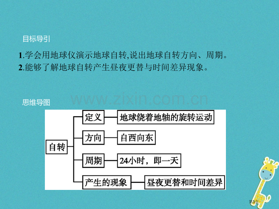 七年级地理上册1.2地球的运动第一课时市公开课一等奖百校联赛特等奖大赛微课金奖PPT课件.pptx_第3页