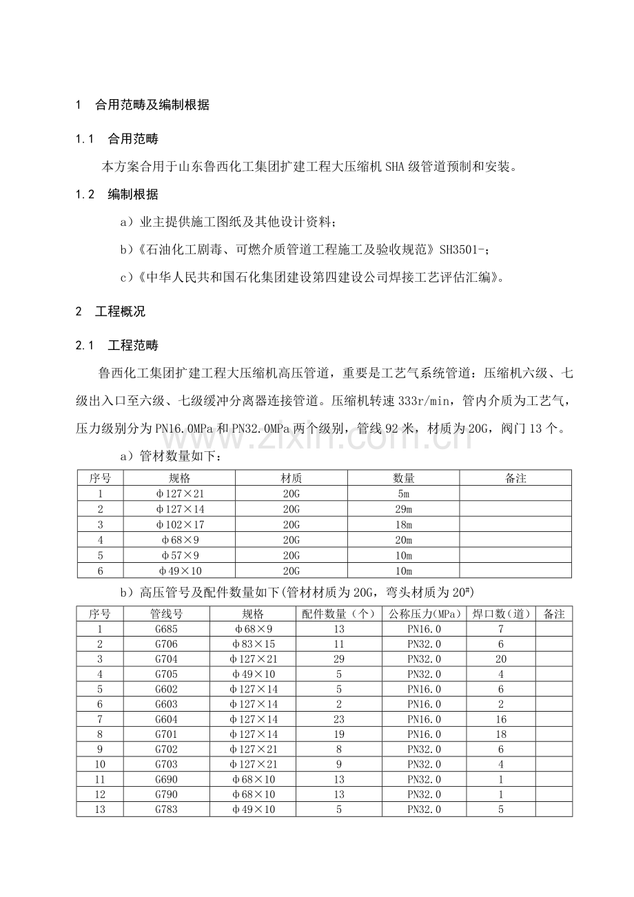 基本工艺管道综合项目施工专项方案.doc_第3页