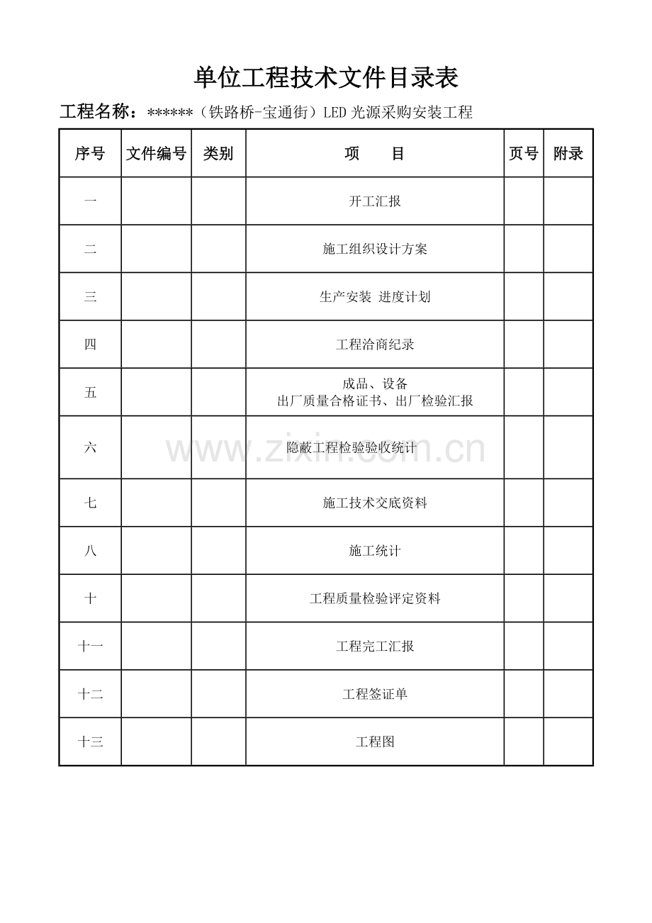 LED路灯竣工项目验收资料.doc_第2页