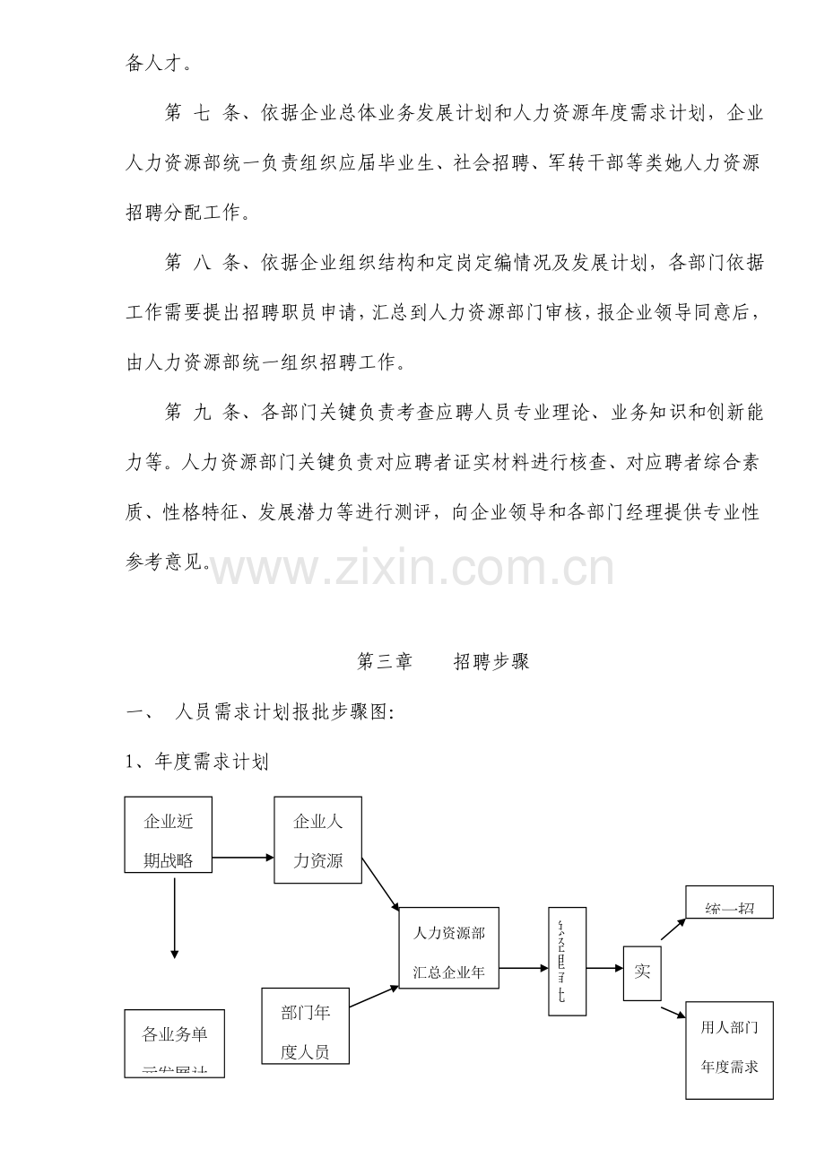 公司招聘管理办法模板模板.doc_第2页