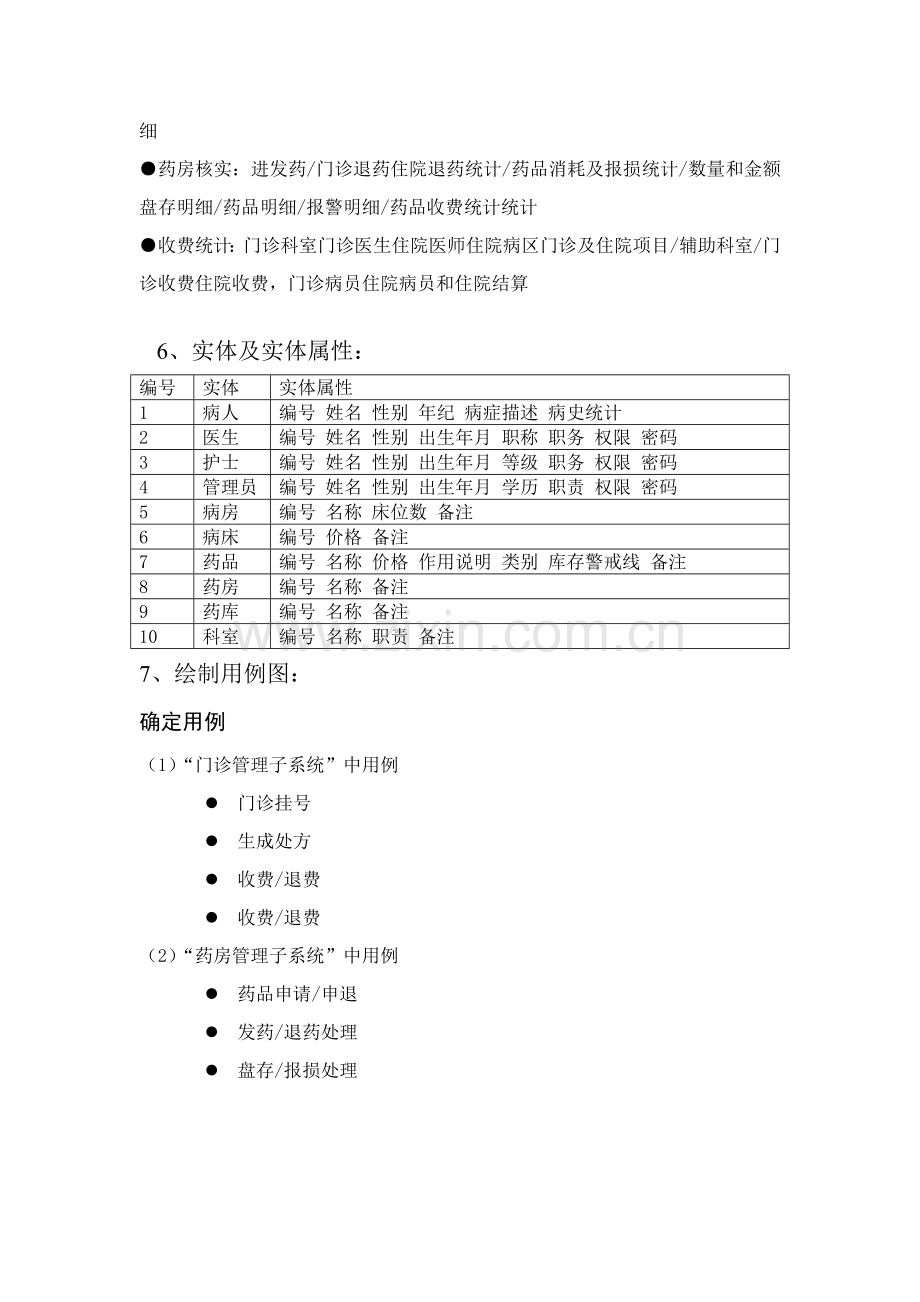 UML综合项目医院标准管理系统.doc_第3页