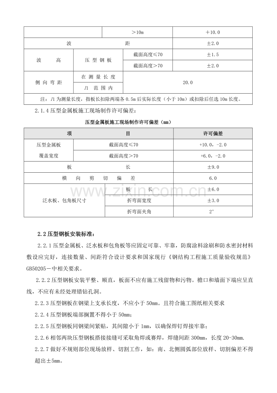 压型钢板综合标准施工专业方案.doc_第2页