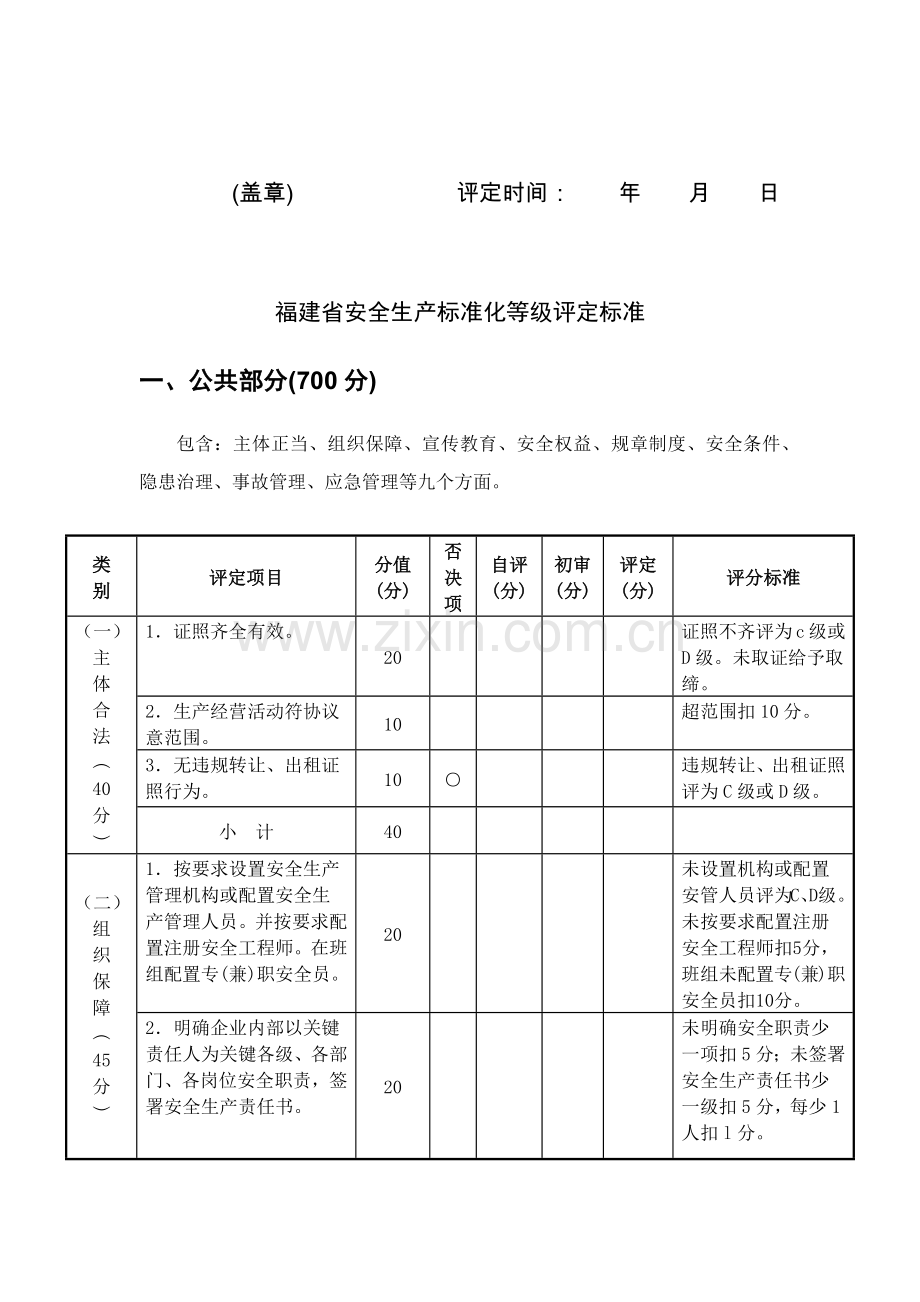 企业安全生产基础标准化级别评定.docx_第2页