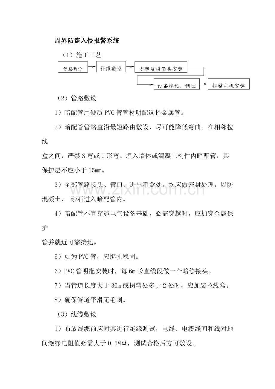 周界防盗报警系统综合标准施工专业方案.doc_第1页