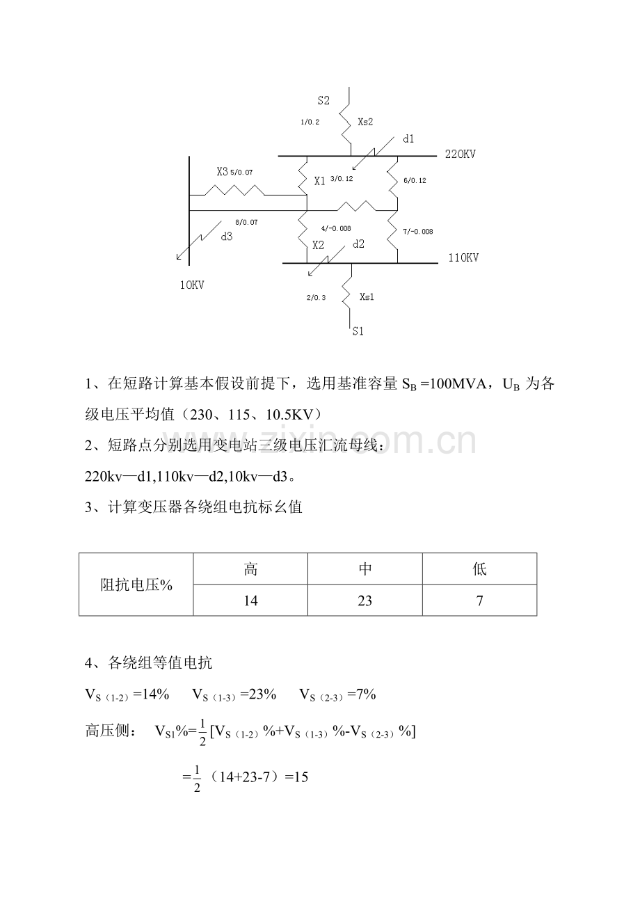 110千伏变电站设计计算报告书.doc_第3页