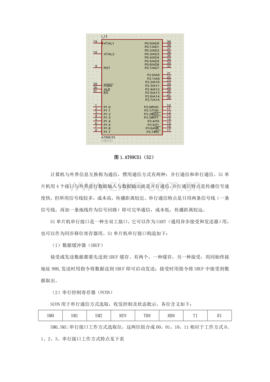 基于单片机的双机串行通信专业课程设计.doc_第2页