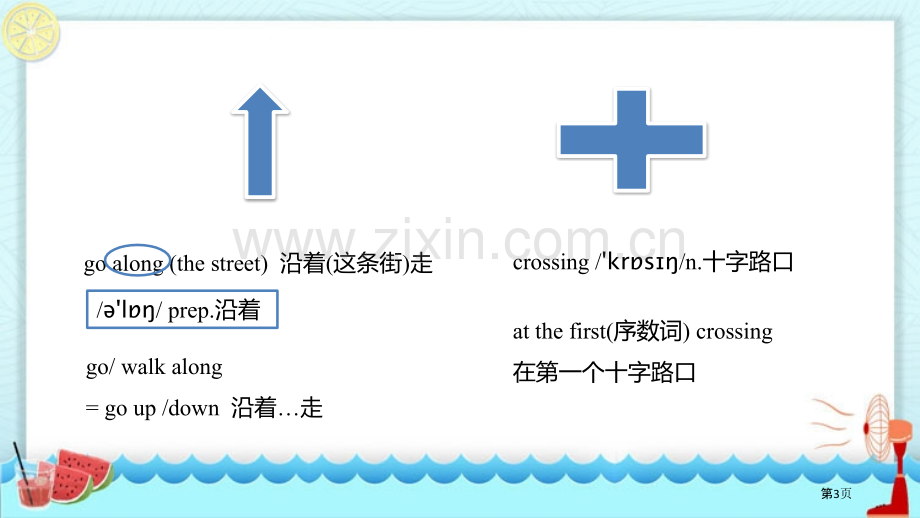 七年级下册Is-there-a-post-office-near-here-Section-B核心词.pptx_第3页