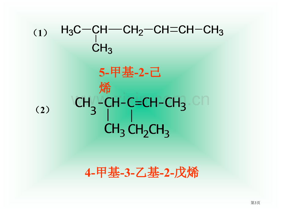 化学选修五有机化合物的命名第二课时ppt省公共课一等奖全国赛课获奖课件.pptx_第3页