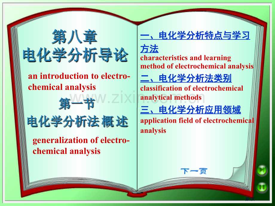 电化学分析导论省公共课一等奖全国赛课获奖课件.pptx_第1页