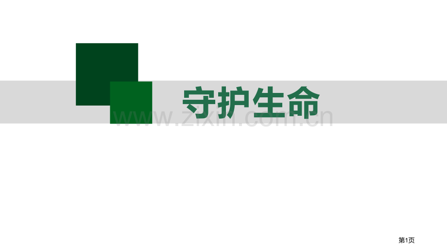 守护生命省公开课一等奖新名师优质课比赛一等奖课件.pptx_第1页