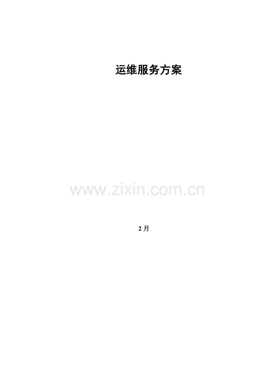 IT运维专项方案.doc_第1页