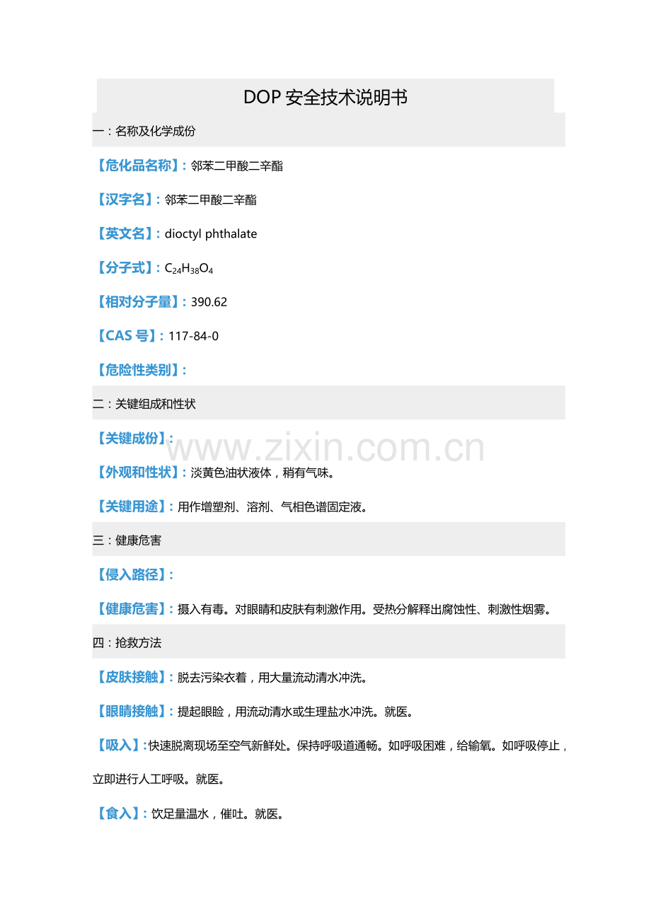 DOP安全关键技术说明指导书.doc_第1页