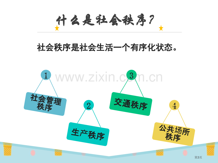 人教版八年级道德与法治3.1维护秩序省公开课一等奖新名师优质课比赛一等奖课件.pptx_第3页