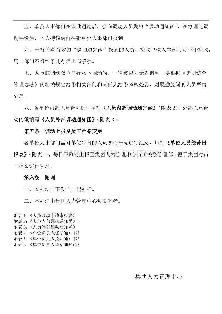 集团人事任命及调动管理制度模版.docx_第2页