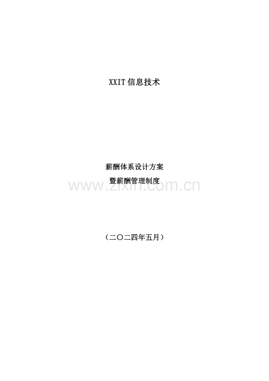 IT薪酬管理核心制度及薪酬综合体系设计专业方案.docx_第1页