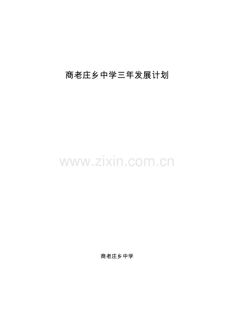 学校三年发展综合规划.doc_第1页