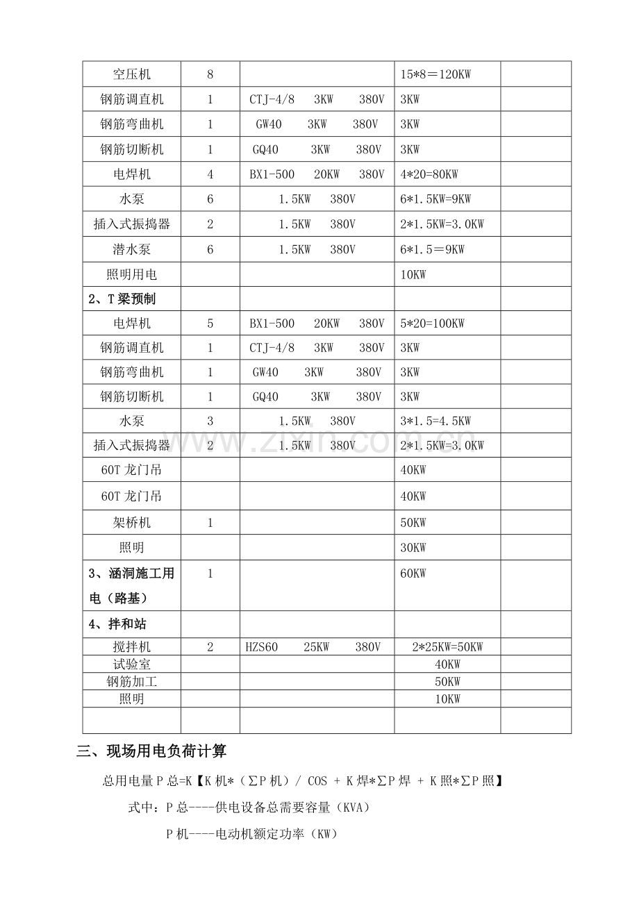 工地临时用电专业方案.doc_第2页