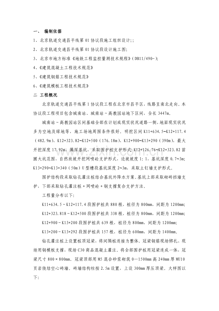 冠梁综合标准施工专业方案.doc_第1页