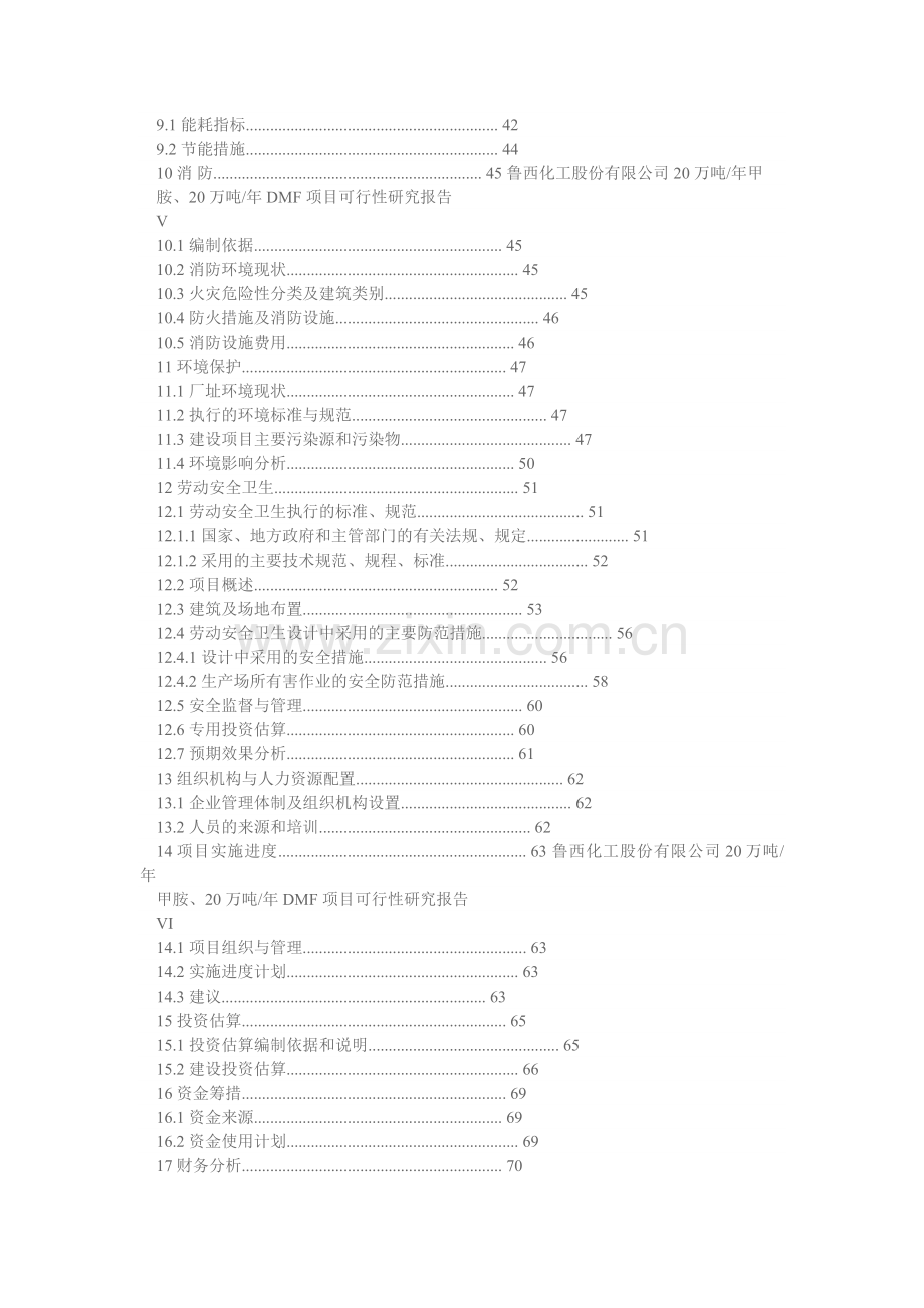 年产20万吨甲胺、20万吨dmf项目建设可行性研究报告.doc_第3页