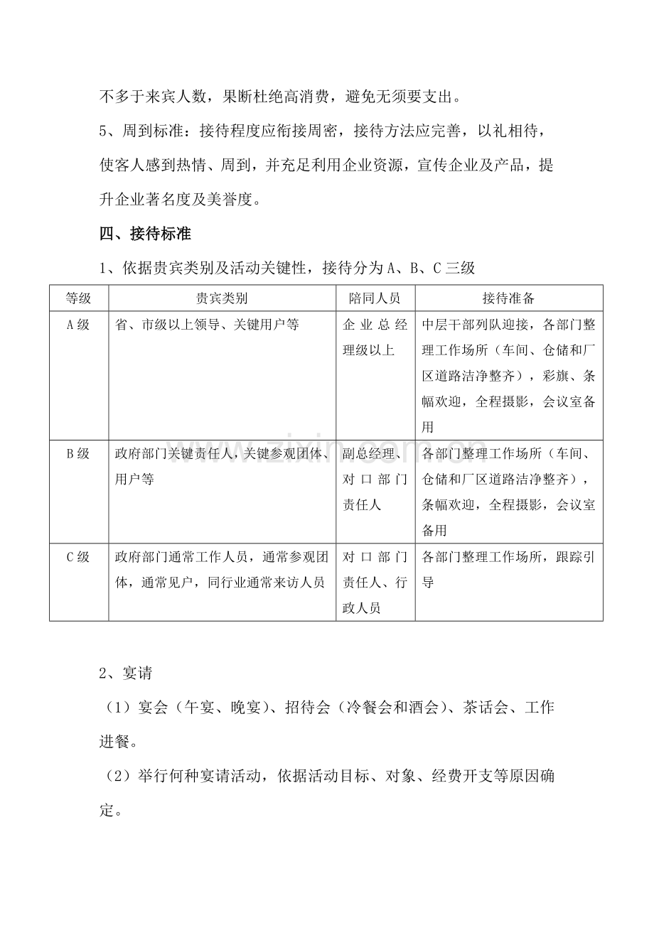 公司接待管理核心制度.doc_第2页