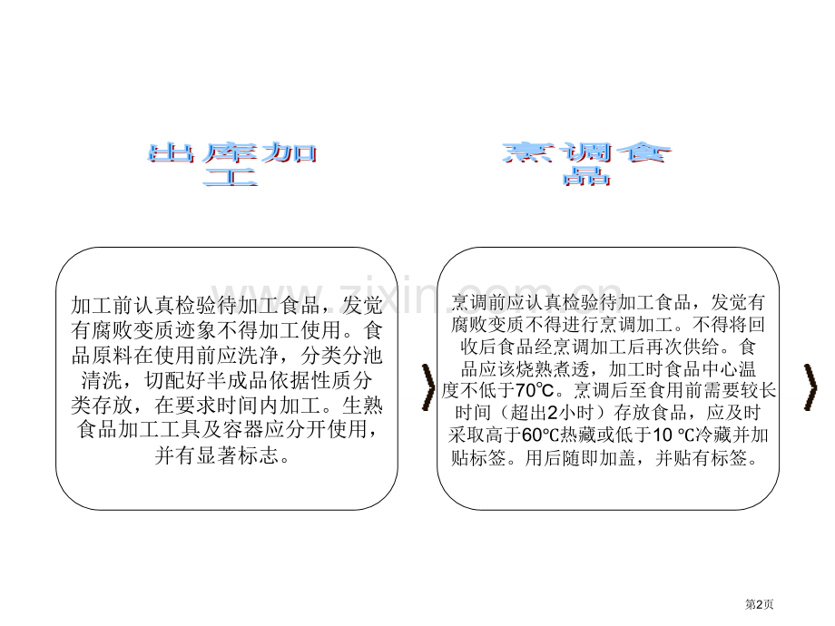 学校食堂的食品加工流程图省公共课一等奖全国赛课获奖课件.pptx_第2页