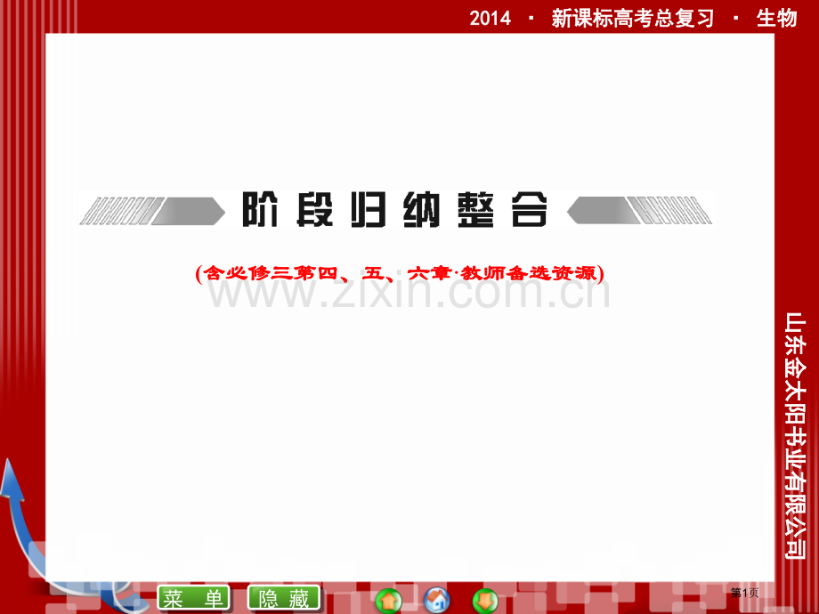 届新课标高考生物总复习配套课件：必修三-第六章-阶段归纳整合省公共课一等奖全国赛课获奖课件.pptx_第1页