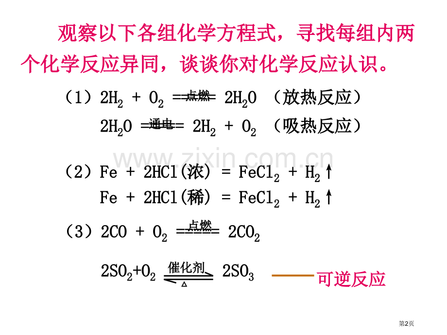 化学反应的限度省公共课一等奖全国赛课获奖课件.pptx_第2页