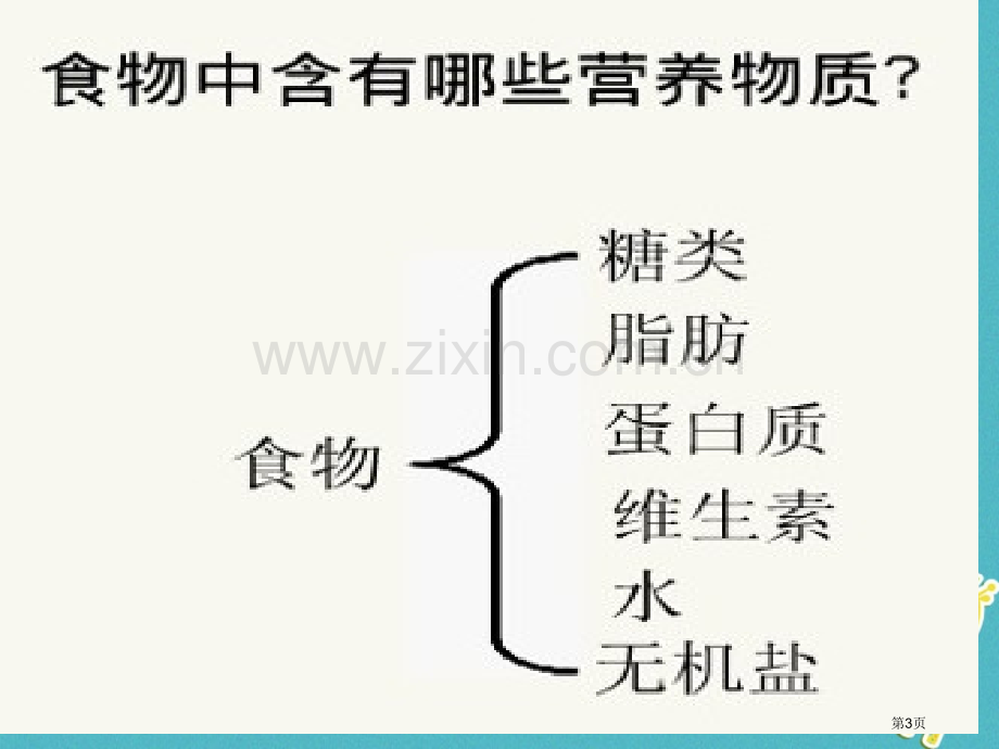 七年级生物下册4.2.1食物中的的营养物质市公开课一等奖百校联赛特等奖大赛微课金奖PPT课件.pptx_第3页