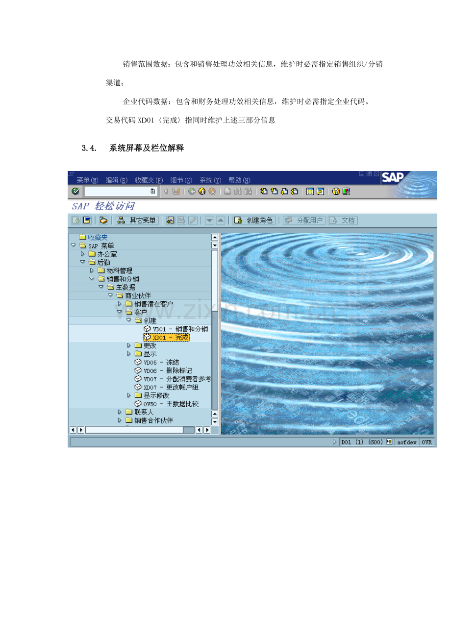 上海震旦家具有限公司SAP实施专案销售和分销客户主数据维护流程模板.doc_第3页