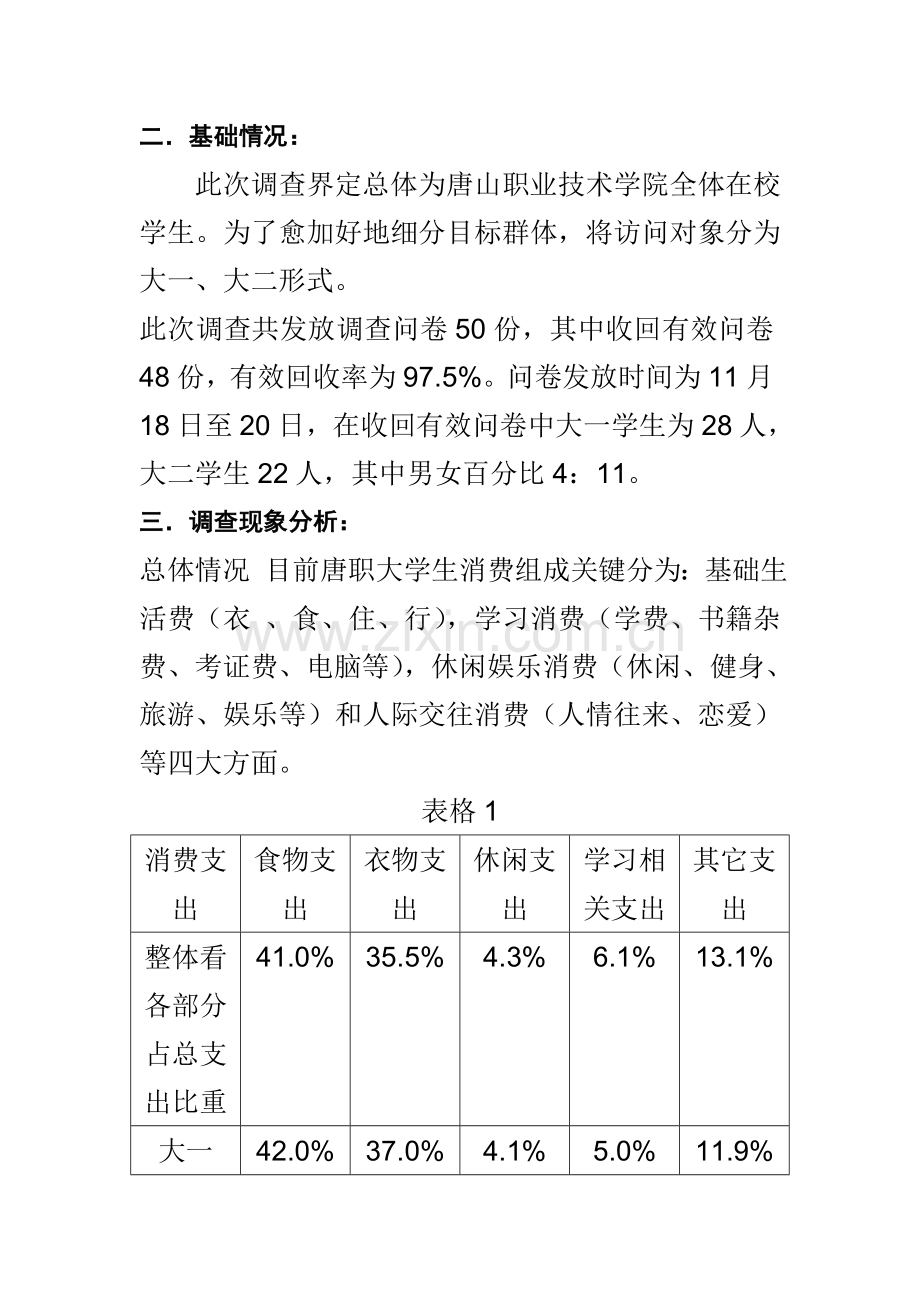 大学生消费情况问卷调查研究报告范文.doc_第2页