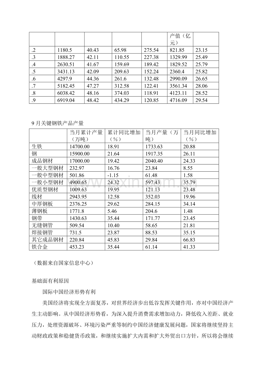 钢铁行业研究报告之发展趋势样本.doc_第2页