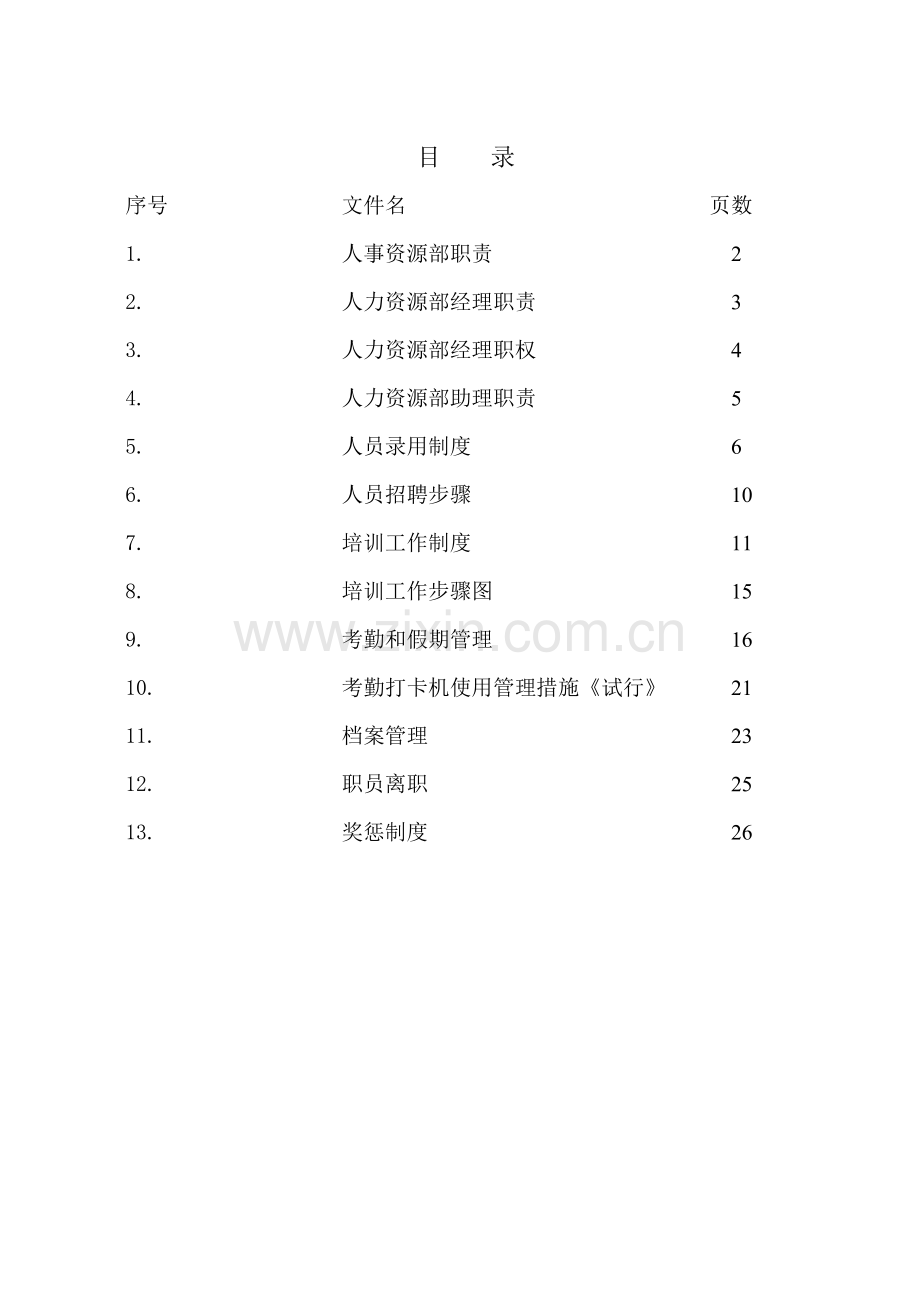 人事工作手册模板.doc_第2页