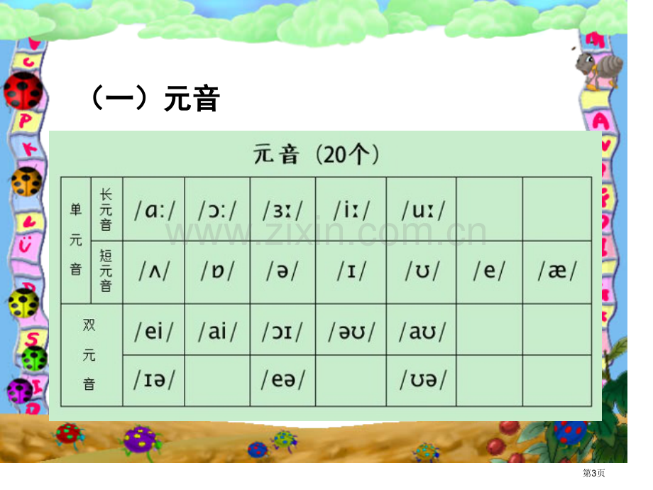 48个英语音标含音频省公共课一等奖全国赛课获奖课件.pptx_第3页