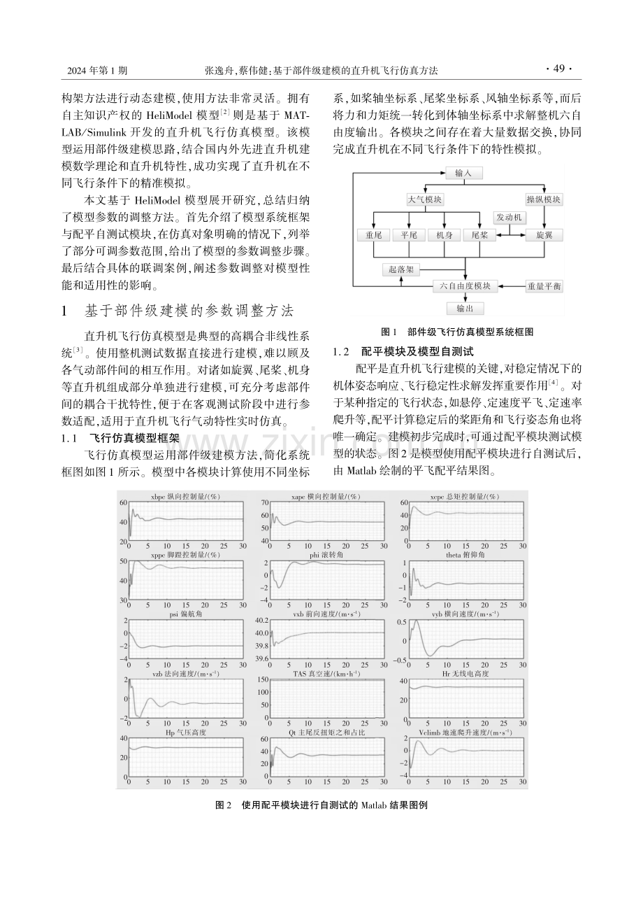 基于部件级建模的直升机飞行仿真方法.pdf_第2页