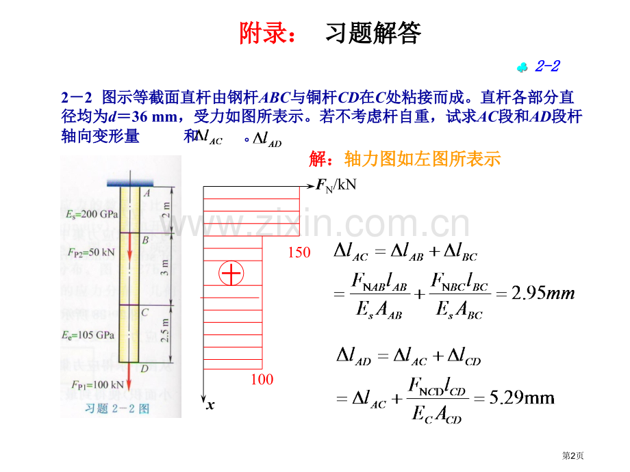 南工大材料力学作业答案市公开课一等奖百校联赛获奖课件.pptx_第2页