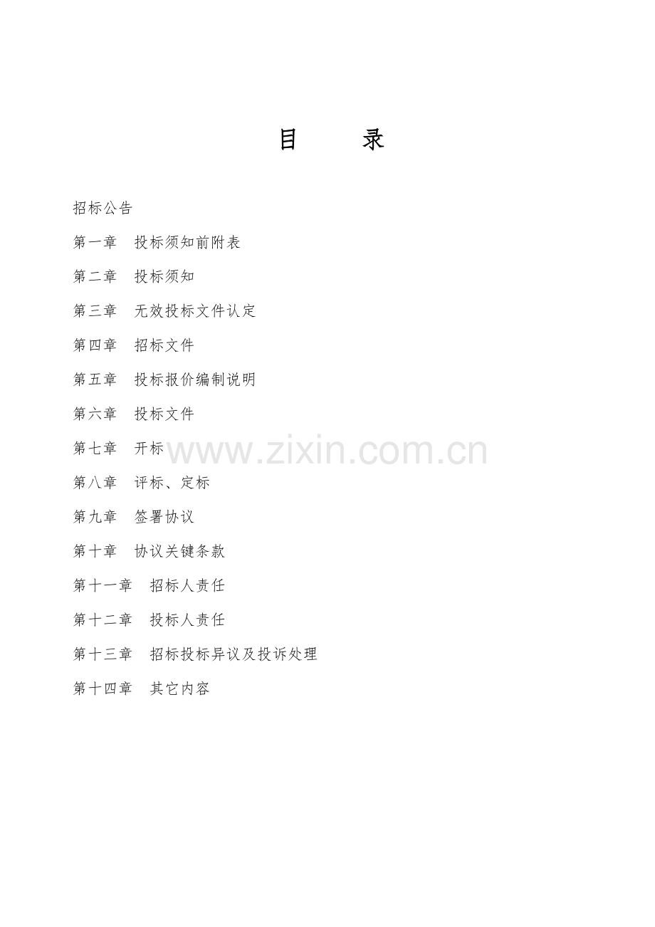 县工程项目招标文件模板.doc_第3页