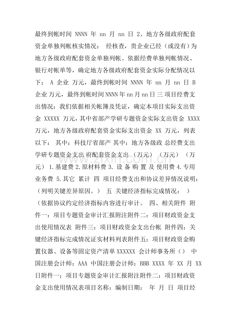 专项资金审计综合报告样式.doc_第3页