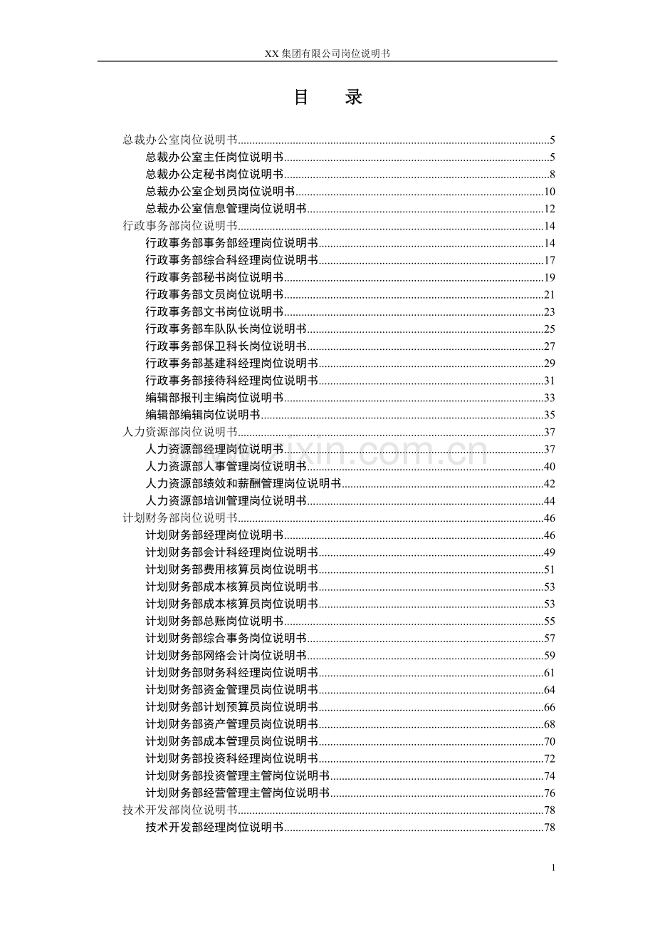 制造型公司岗位说明书模版-全套.doc_第2页