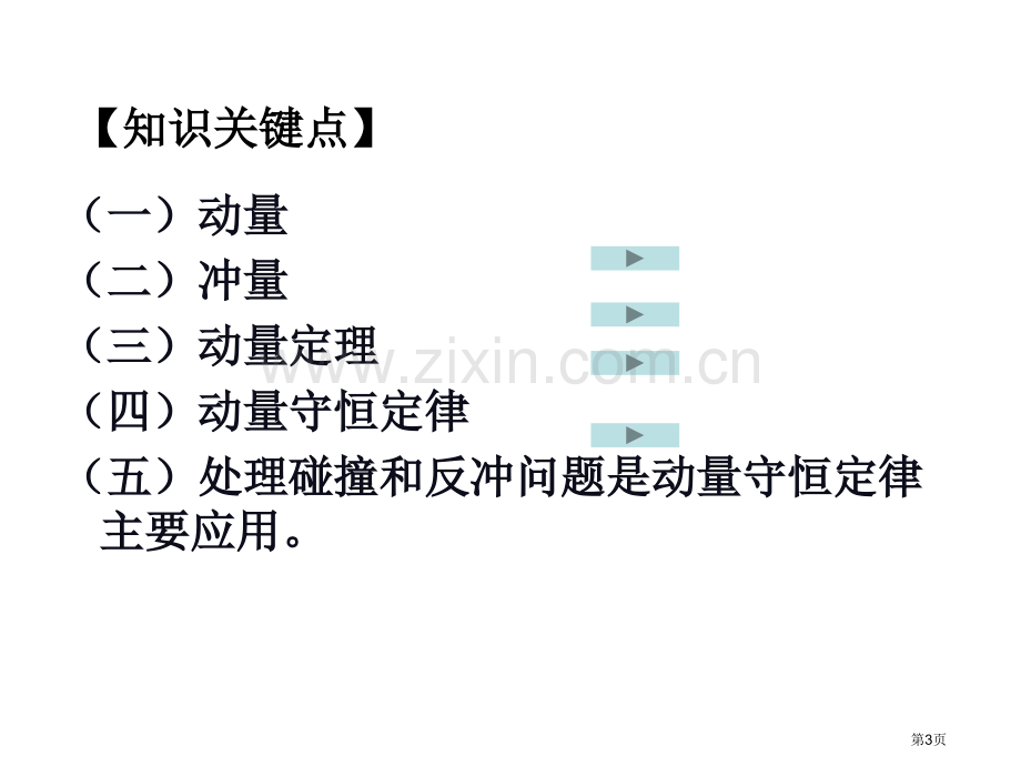 动量守恒定律复习市公开课一等奖百校联赛获奖课件.pptx_第3页