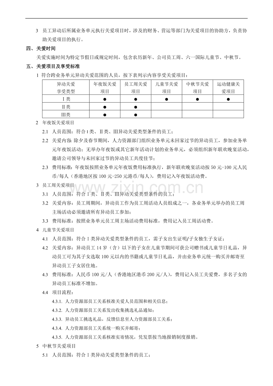 企业跨业务单元异动员工关爱管理规定模版.doc_第2页