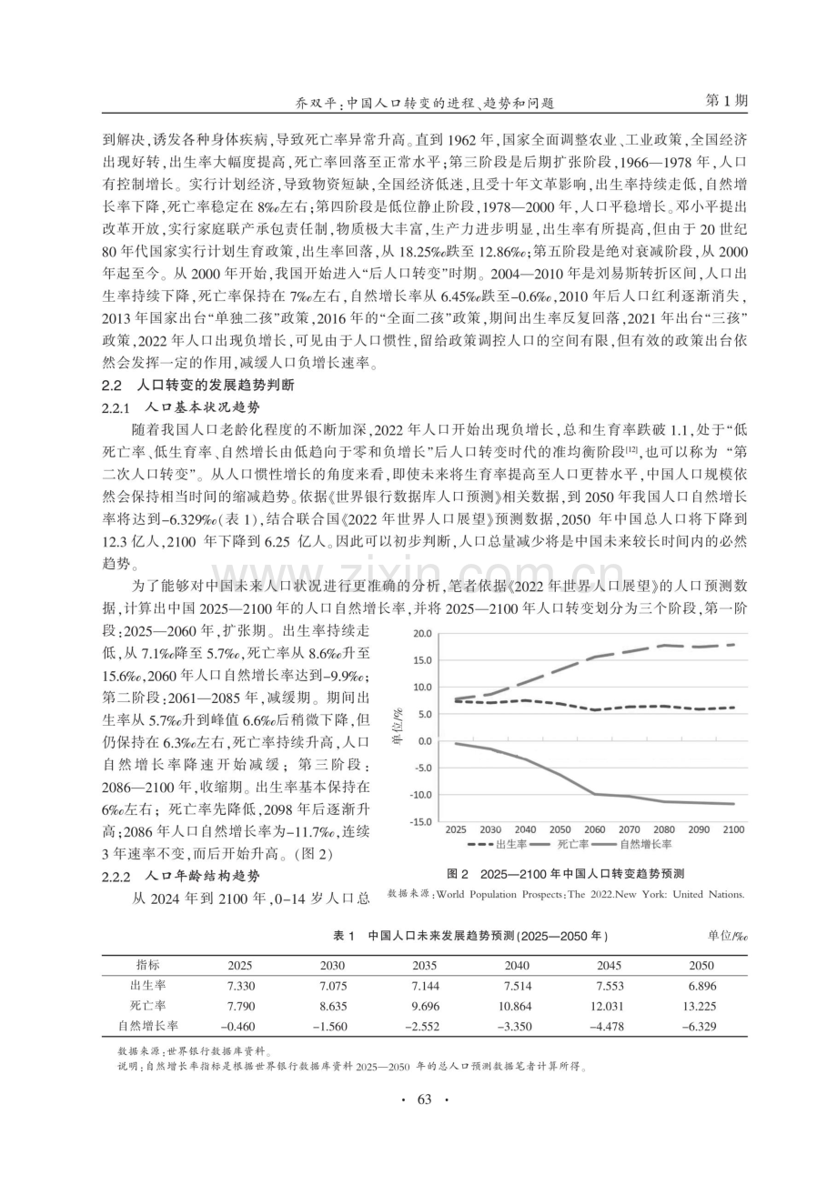 中国人口转变的进程、趋势和问题.pdf_第3页